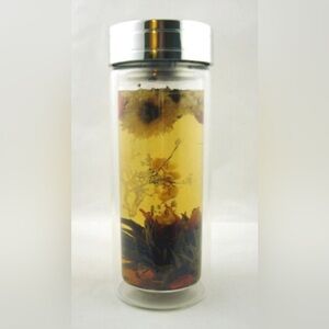 Glass Tiger - Tea Brewing Cup 10 ounce Tumblr NWOT